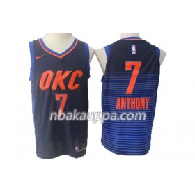 Oklahoma City Thunder Carmelo Anthony 7 Nike 2017-18 Navy Pelipaidat Swingman - Miesten